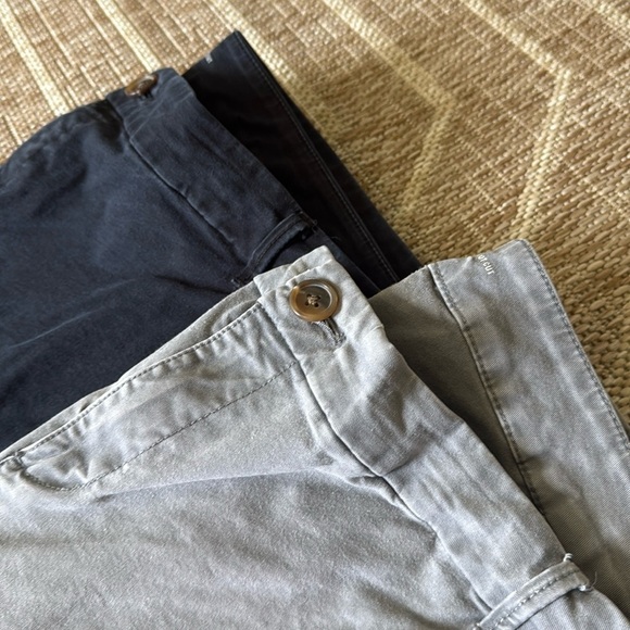 Old Navy Set of Two Casual Bootcut Pants - Navy & Gray/Blue - Picture 4 of 6